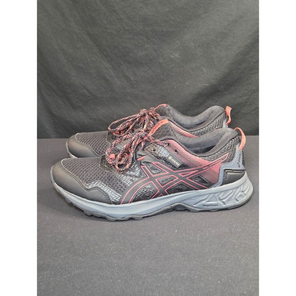 Asics Gel-Sonoma 6 GTX Mens Trail Running Shoes Black Red Gore-Tex 1012A567 9.5 main image 4